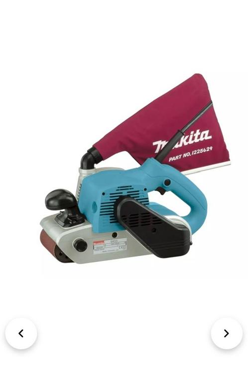 Makita bandschuurmachine te huur, Doe-het-zelf en Verbouw, Gereedschap | Schuurmachines, Zo goed als nieuw, Bandschuurmachine