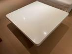 Witte Kunststof Salontafel Vierkant 120x120, Kunststof, Gebruikt, 50 tot 100 cm, 100 tot 150 cm