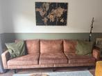 Bruine Bank, Huis en Inrichting, Banken | Bankstellen, Ophalen, Overige materialen, Gebruikt, 75 tot 100 cm