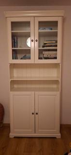 Ikea Liatorp Vitrinekast landelijke witte kast. Buffetkast,, Ophalen, Met deur(en), 50 tot 100 cm, 150 tot 200 cm