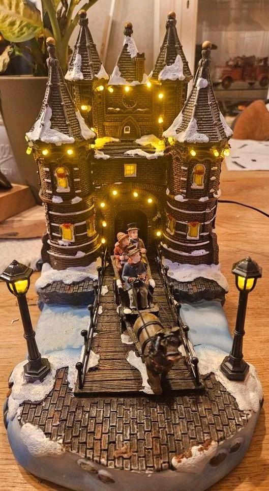 Typisch Hollands Amsterdamse Poort kerstdorp kerst dorp, Diversen, Kerst, Gebruikt, Ophalen of Verzenden