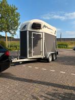 2 paards Henra paarden trailer, Ophalen, Gebruikt, Hout, 2-paards trailer