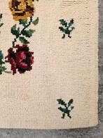 Handgeknoopt oosters Retro wol Smyrna tapijt roses 115x168cm, Huis en Inrichting, Stoffering | Tapijten en Kleden, Smyrna vintage oosters HYPE