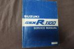 Suzuki GSX R1100 1986 motorcycle service manual  GSX-R1100, Ophalen of Verzenden, Suzuki