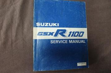 Suzuki GSX R1100 1986 motorcycle service manual  GSX-R1100 beschikbaar voor biedingen