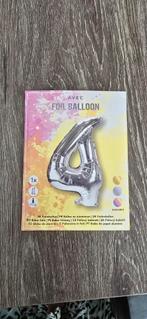 Folie ballen 4 zilver, Hobby en Vrije tijd, Feestartikelen, Ophalen of Verzenden, Zo goed als nieuw