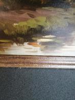 OUD CA 1925 OLIEVERF OP PANEEL 42X51 CM MOOIE STAAT, Ophalen of Verzenden