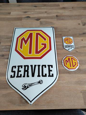 MG Emaille Reclameborden - Set beschikbaar voor biedingen
