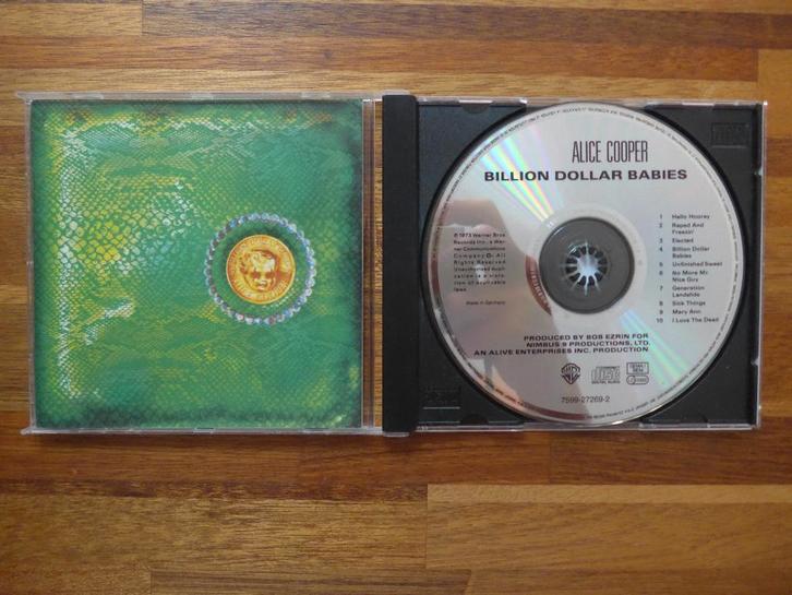 CD - Alice Cooper - 5 Albums (Zie omschrijving), Cd's en Dvd's, Cd's | Pop, Gebruikt, 1960 tot 1980, Ophalen of Verzenden