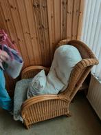 Rotan Stoel - Comfortabel en Stijlvol!, Ophalen, Gebruikt, Minder dan 75 cm, Riet of Rotan