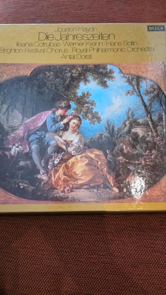 Haydn - Die Jahreszeiten - Decca LP, Cd's en Dvd's, Vinyl | Klassiek, Zo goed als nieuw, Classicisme, Orkest of Ballet, 12 inch