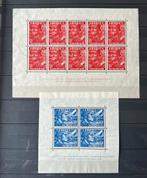 Gestempelde Legioenblokken, Postzegels en Munten, Postzegels | Nederland, Verzenden, T/m 1940, Gestempeld