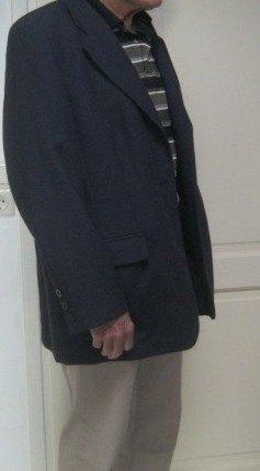 Donkerblauw colbert mt M merk Apriori, Kleding | Heren, Kostuums en Colberts, Zo goed als nieuw, Maat 48/50 (M), Blauw, Ophalen of Verzenden