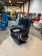 Relaxfauteuil , zwarte leren design relax fauteuil leer, 2871SK, Mariansoliak8@gmail.com, Ophalen of Verzenden, Zo goed als nieuw