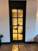 Glazen Opdekdeur, Ophalen, Gebruikt, 80 tot 100 cm, Binnendeur