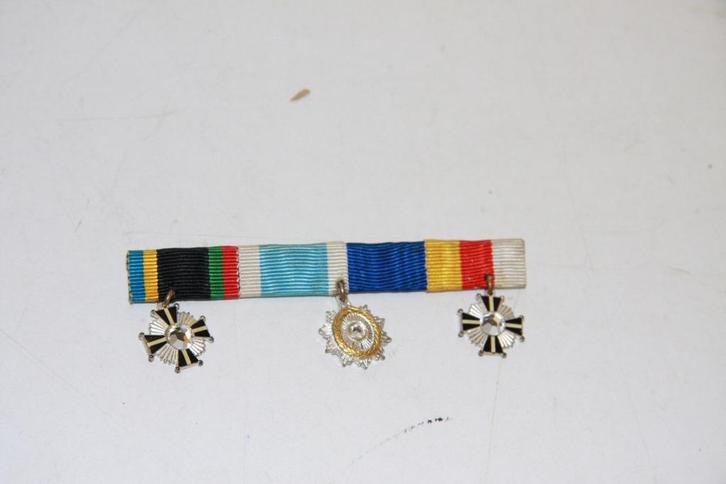 lintje onderscheiding diverse kleuren (237), Verzamelen, Militaria | Algemeen, Landmacht, Lintje, Medaille of Wings, Nederland