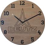 Themaklok met een Deutz tractor logo, Ophalen of Verzenden, Nieuw, Wandklok