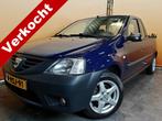 Dacia Logan 1.6 pick up 1e eig apk 12/16 lage km stand, Euro 5, Gebruikt, Zwart, Logan