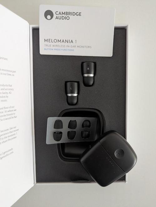 Cambridge Audio Melomania 1 oordopjes/earphones, Telecommunicatie, Mobiele telefoons | Oordopjes, Gebruikt, In gehoorgang (in-ear)