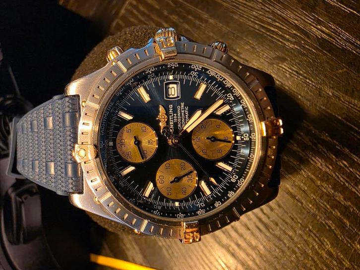 breitling crosswind racing 2004 full set nederlands geleverd, Sieraden, Tassen en Uiterlijk, Horloges | Heren, Gebruikt, Polshorloge