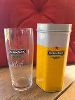 Uniek Vintage Bierglas fluitje - Naam “Rob” in Blik HEINEKEN, Ophalen of Verzenden, Nieuw, Glas of Glazen, Heineken