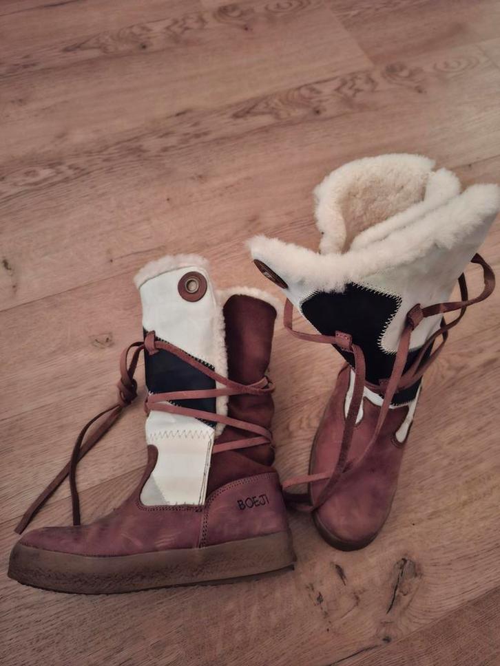 Boeji winterlaarzen dames maat 36, Kleding | Dames, Schoenen, Zo goed als nieuw, Hoge laarzen, Bruin, Ophalen of Verzenden