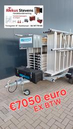 2 rolsteigers met afsluitbaar steiger aanhanger, Ophalen, Nieuw, Rolsteiger of Kamersteiger, 5 meter of hoger