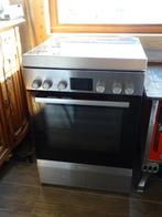 Bosch RVS gasfornuis met wokbrander en elektrische oven, Witgoed en Apparatuur, Fornuizen, 60 cm of meer, 4 kookzones, Vrijstaand