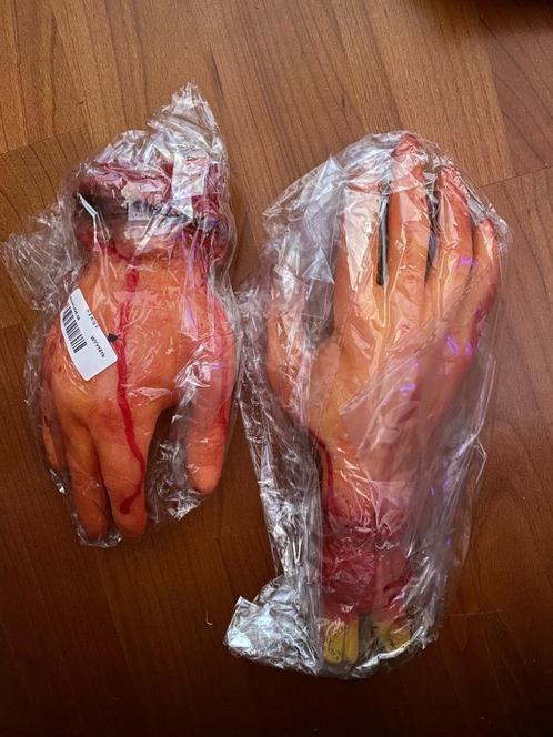 Afgehakte Hand Horror Film Prop Eng Halloween Bloed, Hobby en Vrije tijd, Feestartikelen, Nieuw, Feestartikel, Halloween of Griezel