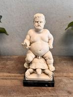 Griekse god van wijn Bacchus op schildpad naakte man, Verzenden