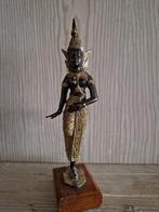 Bronzen tempelwachter/danseres, Ophalen of Verzenden, Zo goed als nieuw