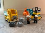 Lego Duplo Set 10931 - Graafmachine en Kiepwagen, Kinderen en Baby's, Speelgoed | Duplo en Lego, Ophalen of Verzenden, Zo goed als nieuw