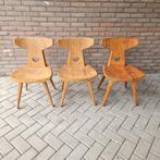 Jacob Kielland Brandt set van 3 vintage  stoelen, Ophalen of Verzenden