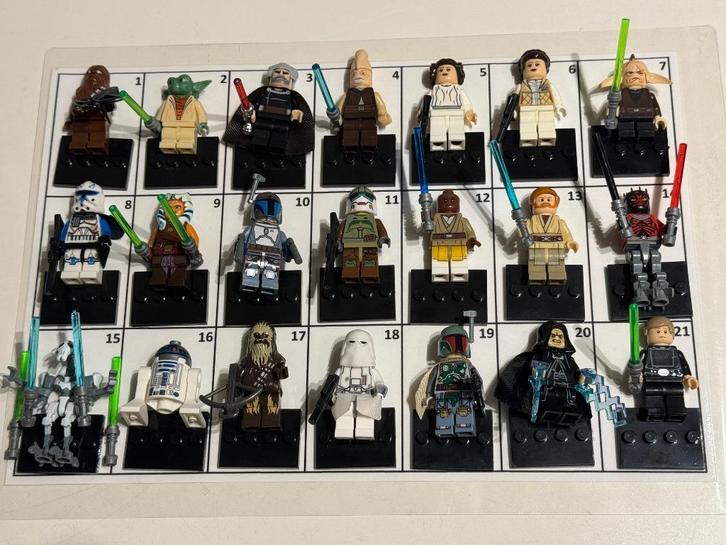 Minifigs STAR WARS (Geen LEGO !!, maar zeer mooie replica's), Kinderen en Baby's, Speelgoed | Bouwstenen, Zo goed als nieuw, Overige merken