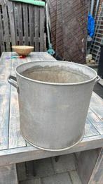 Grote zinken pan ketel zink, Ophalen of Verzenden