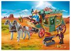 PLAYMOBIL 70013 Western Postkoets 73 delig, Kinderen en Baby's, Speelgoed | Playmobil, Nieuw, Complete set, Ophalen of Verzenden