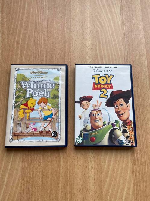 Disney dvd toy stort 2 en winnie the pooh, Cd's en Dvd's, Dvd's | Tekenfilms en Animatie, Zo goed als nieuw, Europees, Tekenfilm