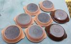 LE CREUSET 8x vintage gietijzer gratineer schaaltjes (G141), Huis en Inrichting, Keuken | Potten en Pannen, Gietijzer, Ophalen of Verzenden