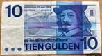 10 gulden Frans Hals (1968) Bulls Eye met punt achter IMP., Postzegels en Munten, Bankbiljetten | Nederland, Ophalen, 10 gulden