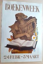 Originele poster Boekenweek Fons Montens, Ophalen of Verzenden, A1 t/m A3, Reclame, Rechthoekig Staand