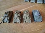 Britse sherman tanks plus firefly, flames of war, Historisch, Figuurtje(s), Gebruikt, Ophalen of Verzenden