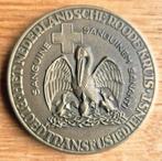 Bronzen penning Rode Kruis Sanquin, Ophalen of Verzenden, Brons