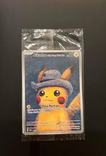 Pikachu grey felt hat- Van gogh  - Sealed beschikbaar voor biedingen