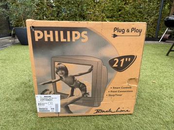 Philps 21 inch CRT televisie beschikbaar voor biedingen