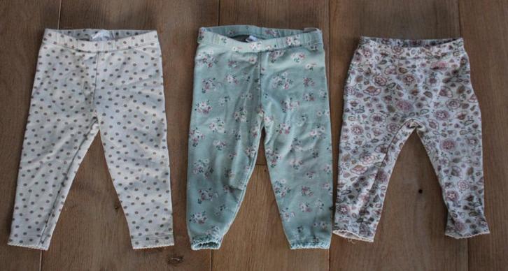 3 broekjes van C&A 74, Kinderen en Baby's, Babykleding | Maat 74, Gebruikt, Meisje, Broekje, Ophalen of Verzenden
