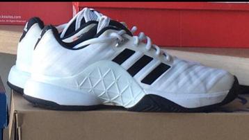 Nieuwe tennisschoenen wit zwart Adidas geofit protection beschikbaar voor biedingen