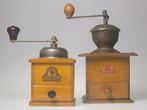 vintage koffiemolens, 2 stuks in 1 koop, Verzamelen, Ophalen of Verzenden, Gebruikt
