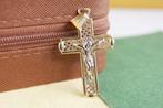 Gouden Corpus Christus Kruis Hanger Heren | 18 Karaat, Sieraden, Tassen en Uiterlijk, Kettinghangers, Ophalen of Verzenden, Zo goed als nieuw