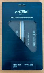 Crucial Ballistix BL2K8G26C16U4B 16 Gb, 2x8 Gb, Computers en Software, RAM geheugen, DDR4, Ophalen of Verzenden, Zo goed als nieuw