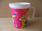 adv10831 asterix plastick beker 2, Ophalen, Asterix en Obelix, Gebruikt, Overige typen